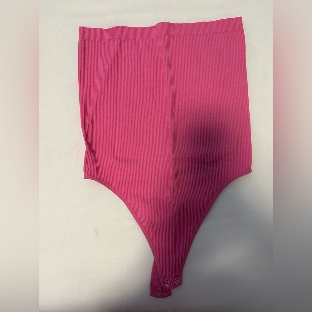 Strapless Pink Bodysuit